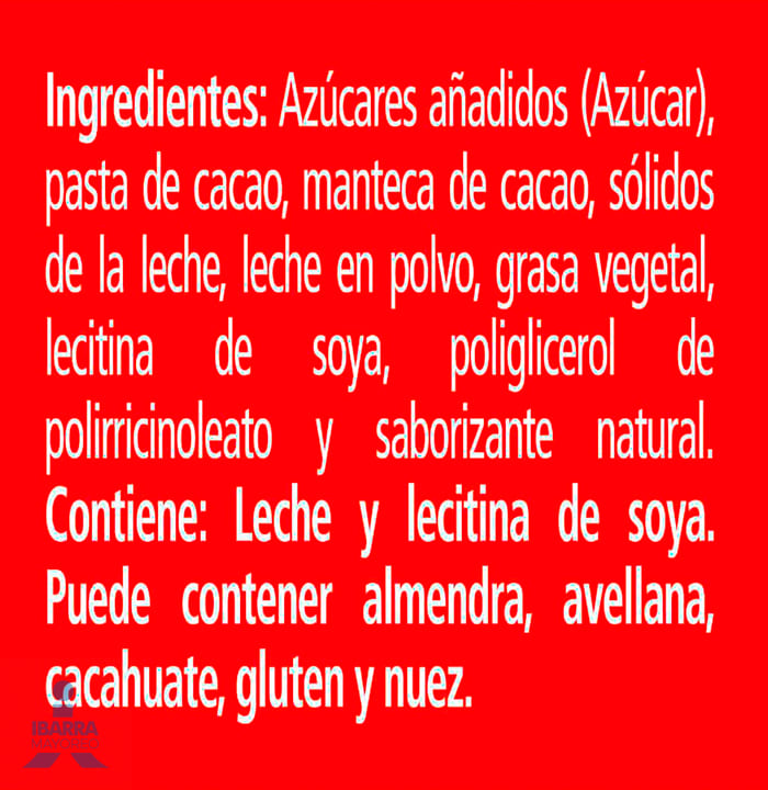 Chocolate Carlos V 2 Pack 15/34 g Ibarra Mayoreo